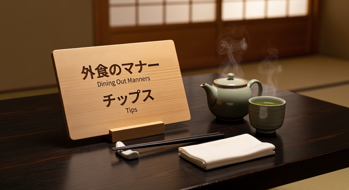 Dining out and food culture in Japan